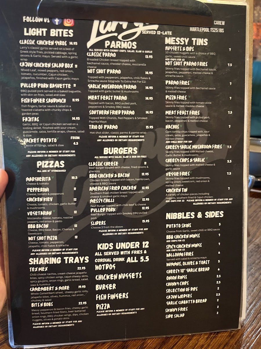 Menu Larry's-4